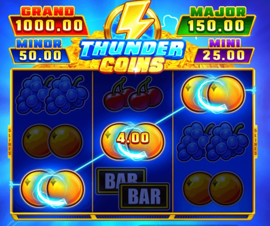 Thunder Coins Hold & Win